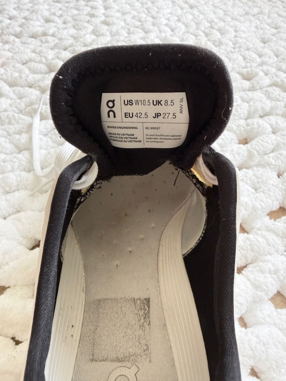 On Cloud Cloud X Women’s White Athletic Shoes Size 10.5 - Picture 10 of 10